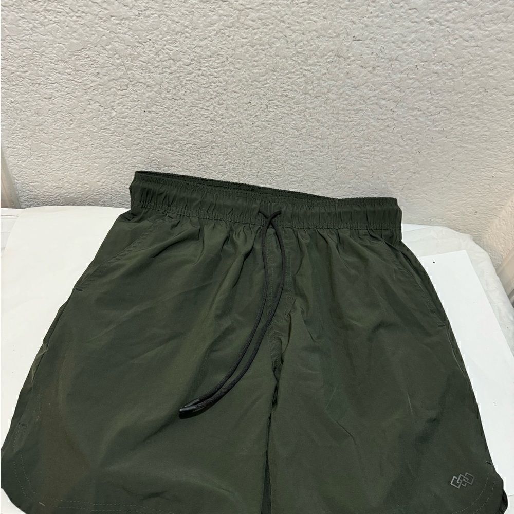 Leg3nd Green Draw string shorts large